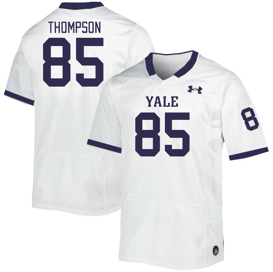 Men-Youth #85 CJ Thompson Yale Bulldogs 2023 College Football Jerseys Stitched-White